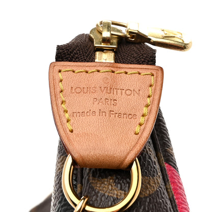 Louis Vuitton Monogram My LV Heritage Mini Pochette Accessories Fuchsia Black 6 of 8