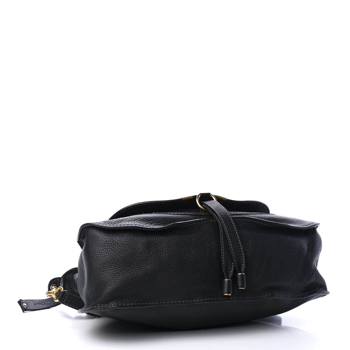 Calfskin Medium Marcie Satchel Black