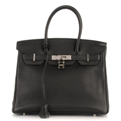 Hermes Taurillon Clemence Birkin 30 Black 1 of 28