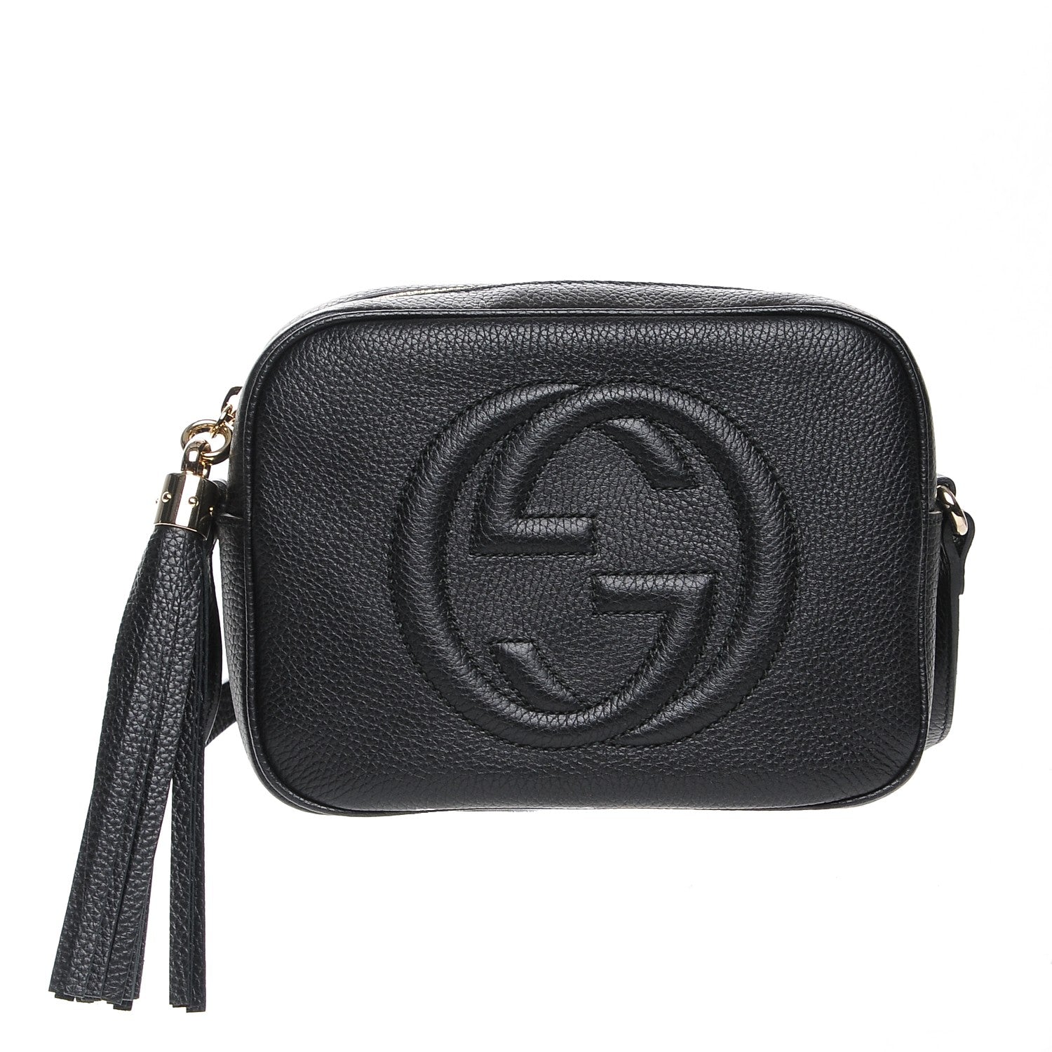 Gucci Pebbled Calfskin Small Soho Disco Bag Black 1 of 7