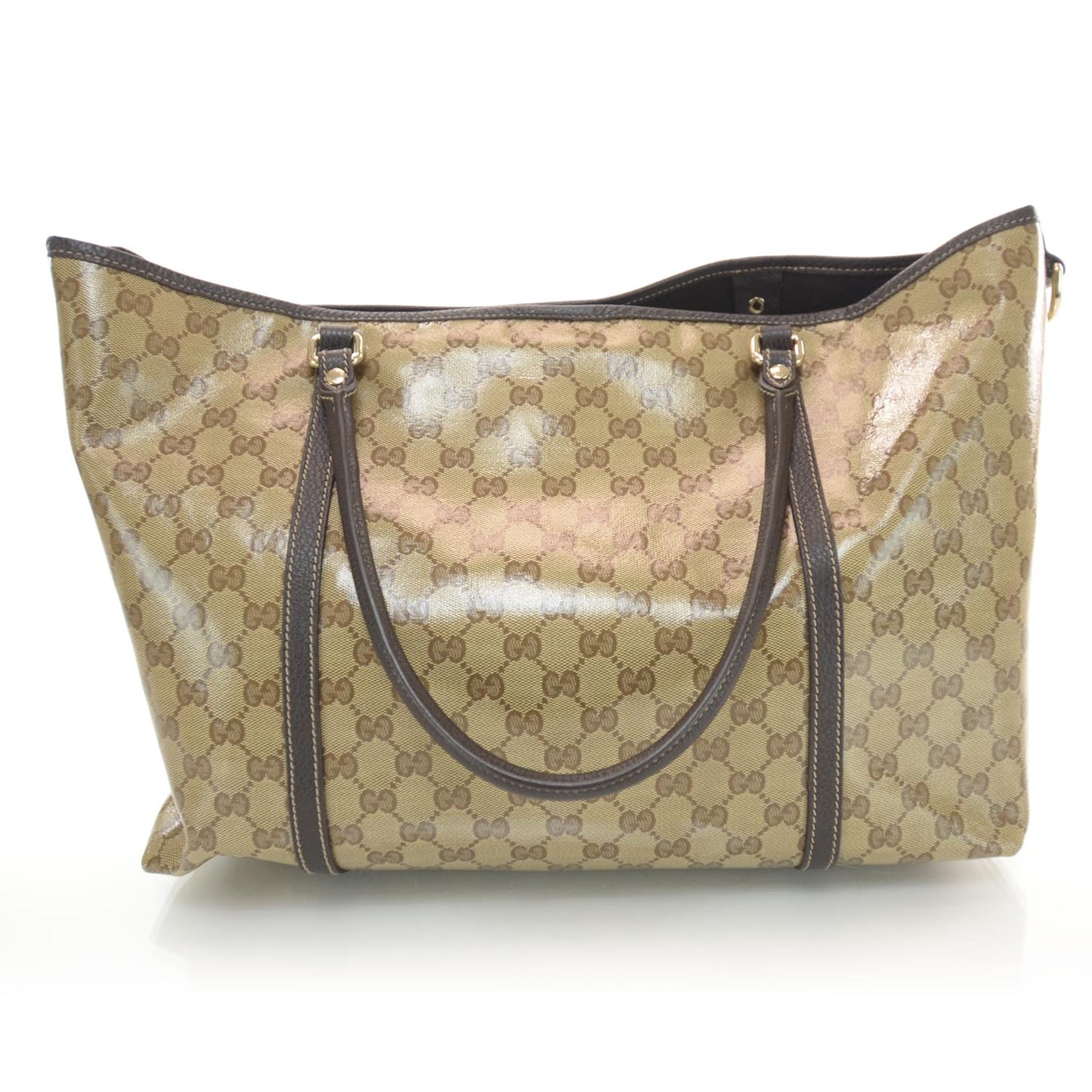 Crystal Monogram Large Joy Tote Beige Ebony Testa di Moro