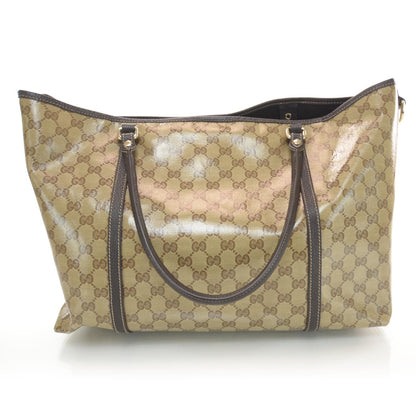 Gucci Crystal Monogram Large Joy Tote Beige Ebony Testa di Moro 3 of 8