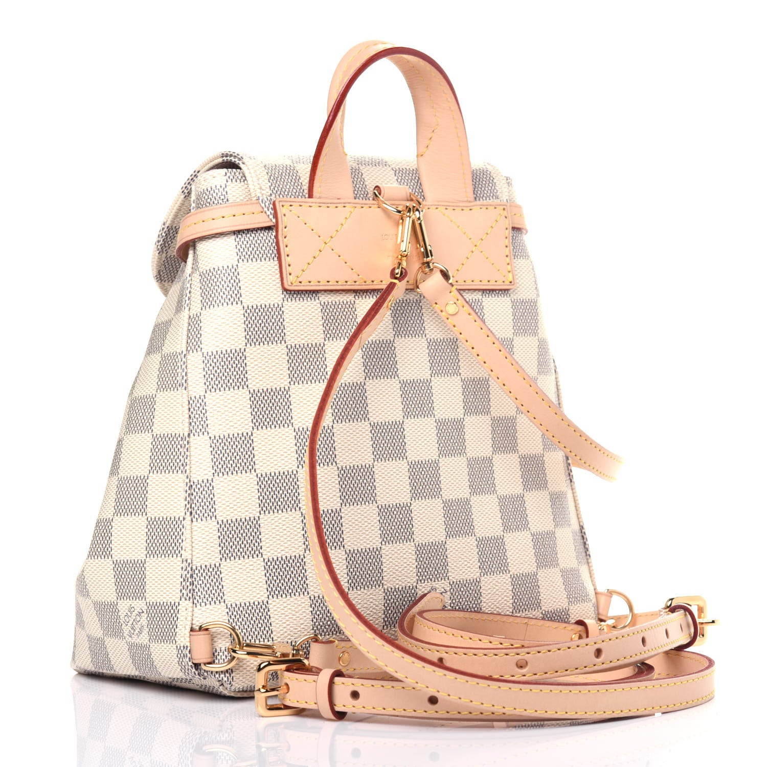 Louis Vuitton Damier Azur Sperone BB Backpack 2 of 9