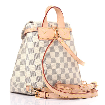 Louis Vuitton Damier Azur Sperone BB Backpack 2 of 9