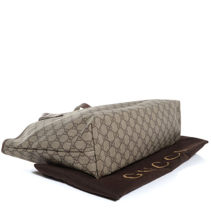 Gucci GG Plus Monogram Medium Signature Web Loop Tote Light Brown 4 of 7