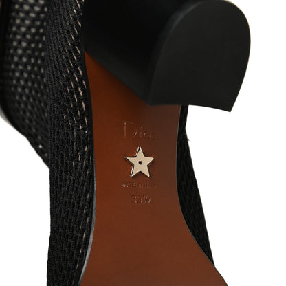 Christian Dior Calfskin Resille Empreinte High Boots 39.5 Black 6 of 7