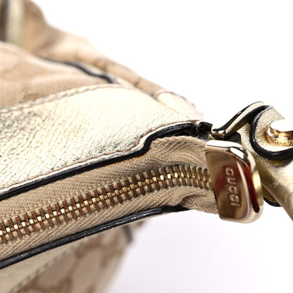 Gucci Monogram Medium D Gold Ring Hobo Gold 14 of 14