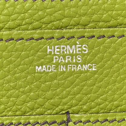 Hermes Togo Dogon Duo Wallet Vert Anis 8 of 8
