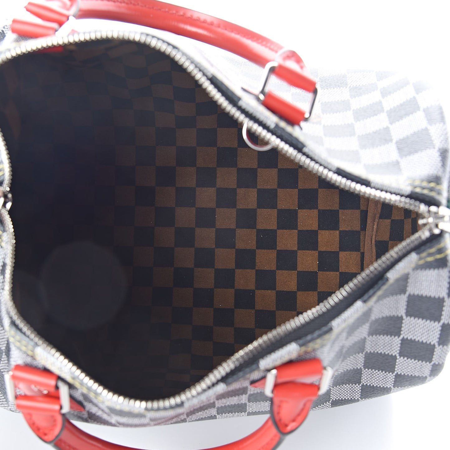 Damier Speedy Bandouliere 30 Black White
