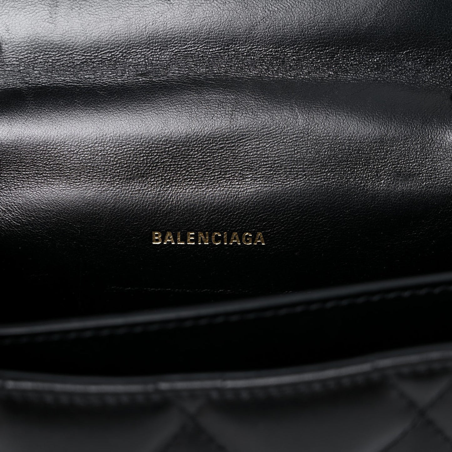 Nappa Calfskin Quilted XS Sharp Belt Bag Black