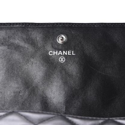 Chanel Calfskin Quilted Cambon Tri-Fold Wallet Black 7 of 9