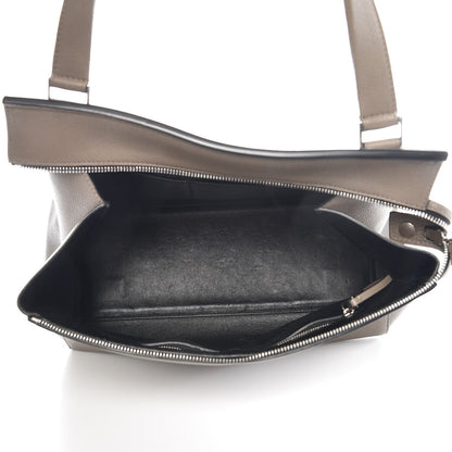 Celine Drummed Calfskin Medium Edge Shoulder Bag Grey 5 of 10