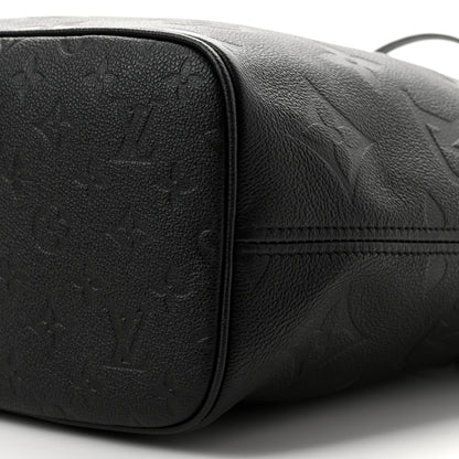 Louis Vuitton Empreinte Monogram Giant Neverfull MM Black 9 of 9