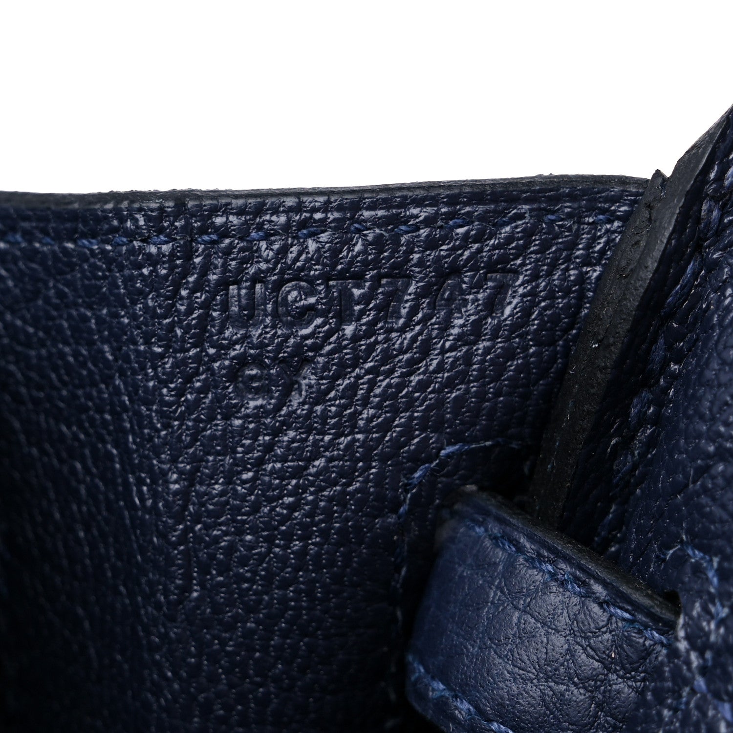 Hermes Togo Birkin 25 Bleu Nuit 7 of 10