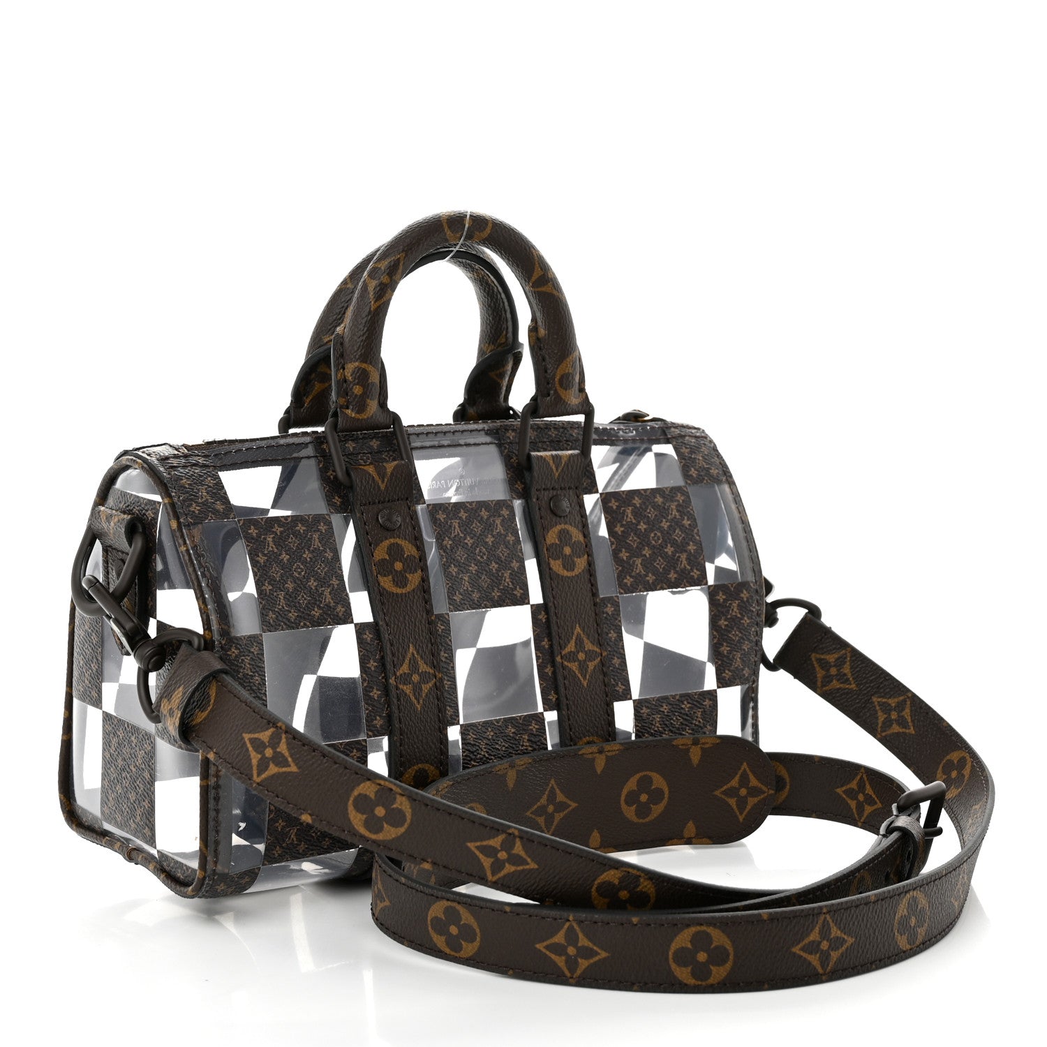Louis Vuitton PVC Monogram Chess Keepall Bandouliere 25 3 of 9