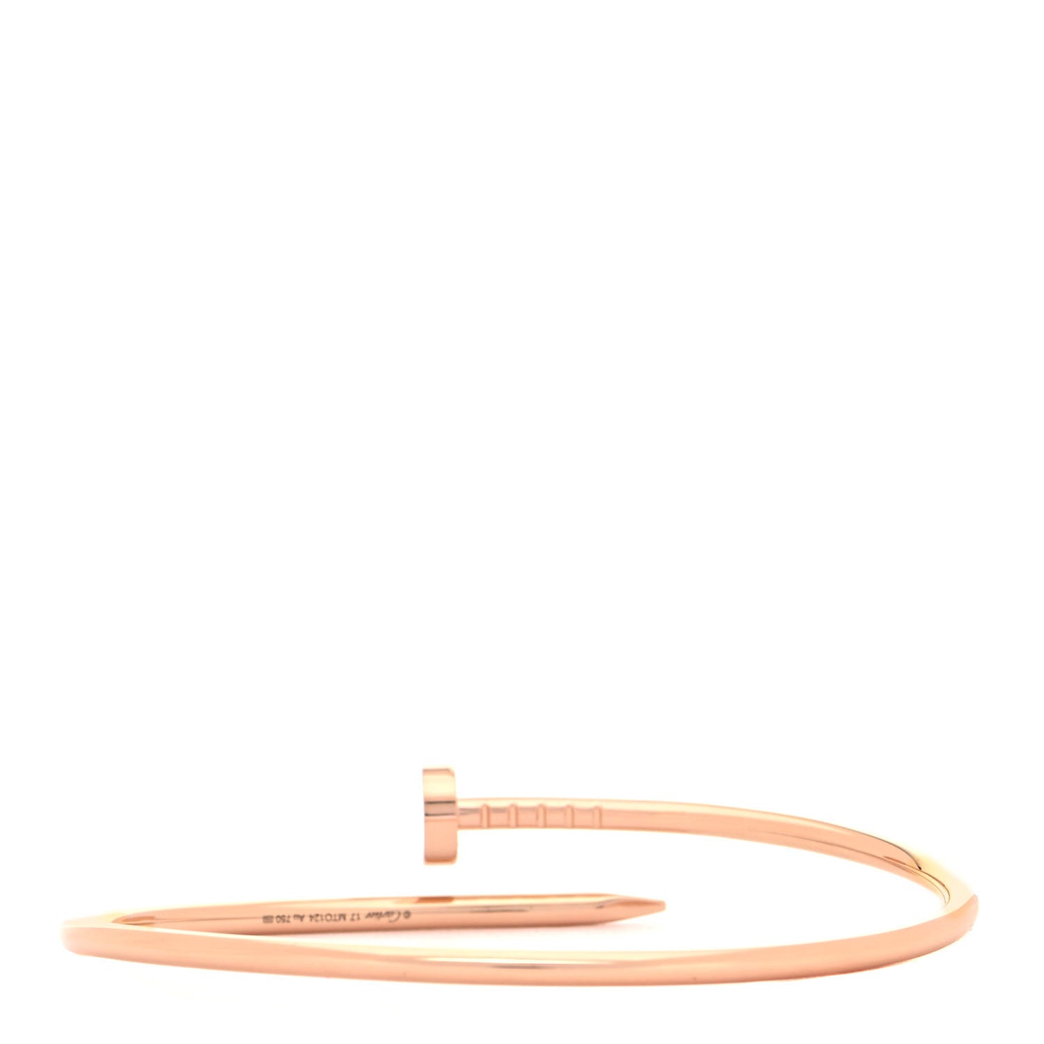 Cartier 18K Pink Gold Small Juste Un Clou Bracelet 17 3 of 5