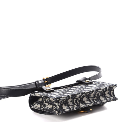Christian Dior Oblique Saddle Belt Bag Blue 2 of 10