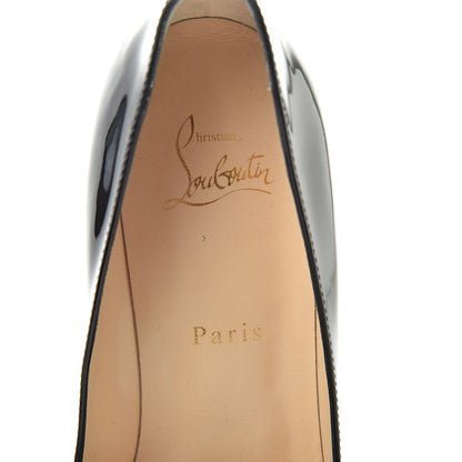 Christian Louboutin Patent Bianca 120 Pumps 38.5 Black 6 of 9