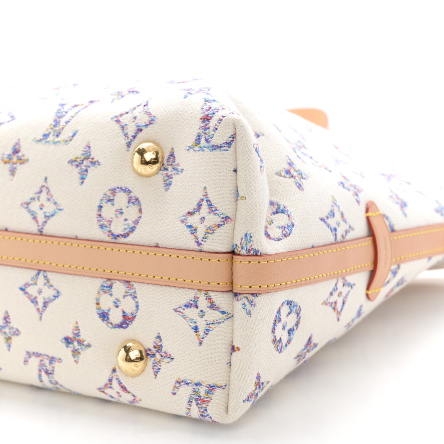 Monogram Jacquard CarryAll PM Multicolor Beige