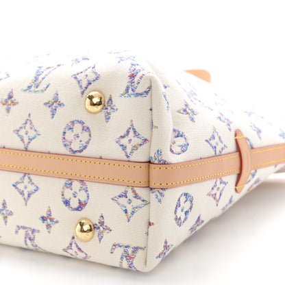 Louis Vuitton Monogram Jacquard CarryAll PM Multicolor Beige 11 of 13