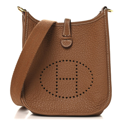 Hermes Taurillon Clemence Evelyne TPM Gold 1 of 10