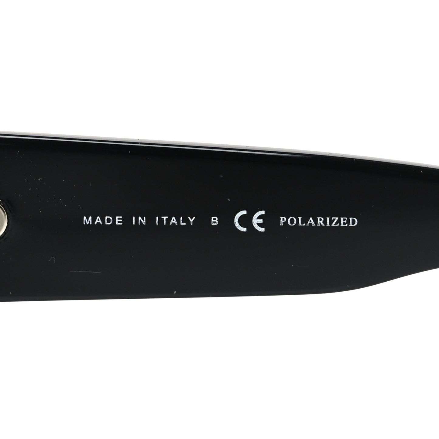 Acetate Polarized Round Sunglasses 5410-A Black