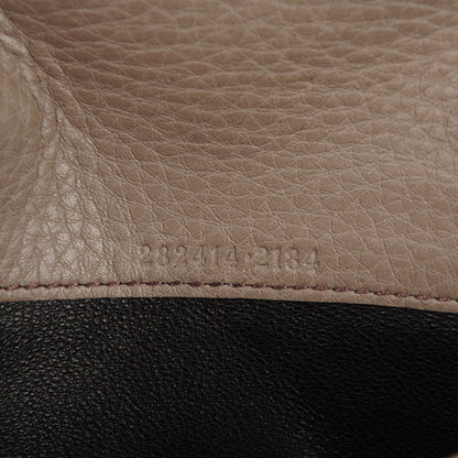 Gucci Pebbled Calfskin Soho Continental Wallet Taupe 6 of 8
