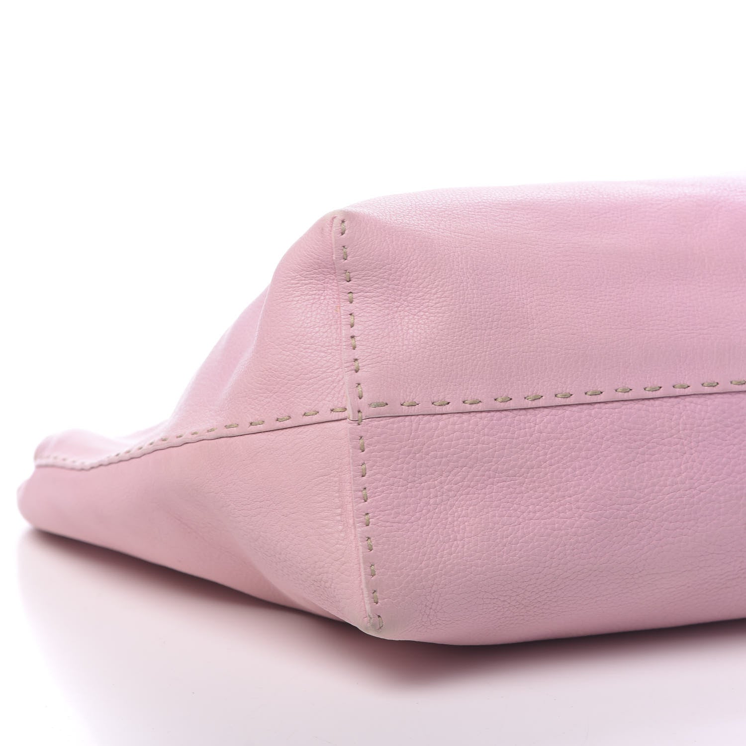 Fendi Calfskin Romano Selleria Roll Tote Rosa 9 of 10