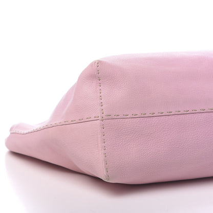 Fendi Calfskin Romano Selleria Roll Tote Rosa 9 of 10