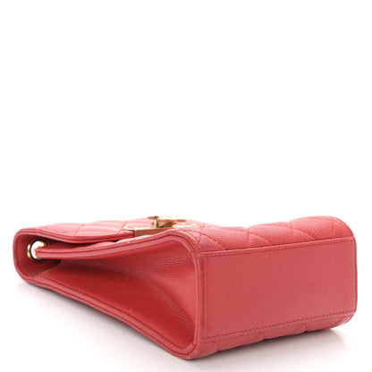 Chanel Caviar Quilted Golden Class Phone Holder Red 4 of 12