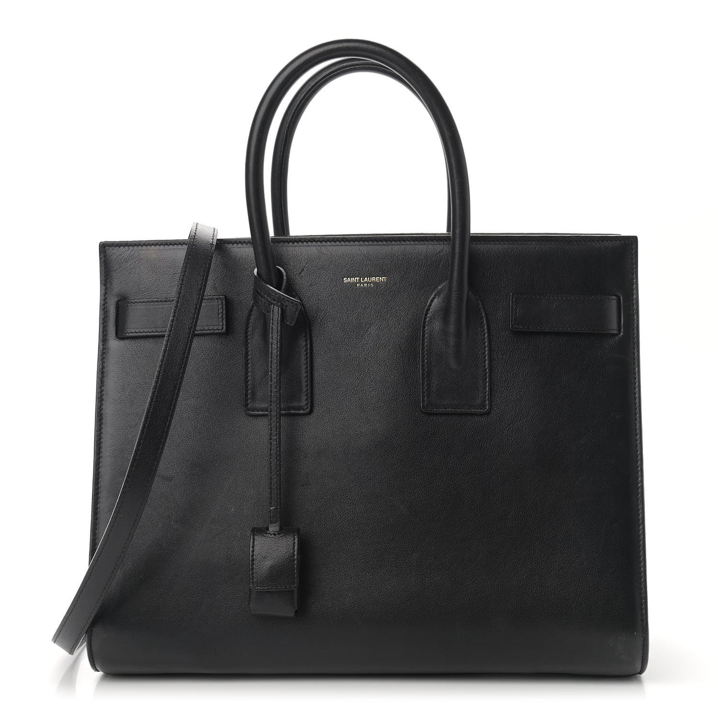 Calfskin Small Sac De Jour Black