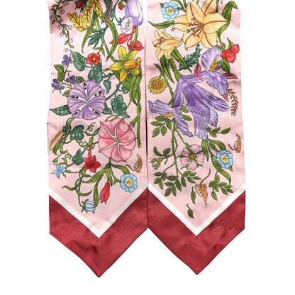 Gucci Silk Twill Spely Neck Bow Scarf Roseate 3 of 3