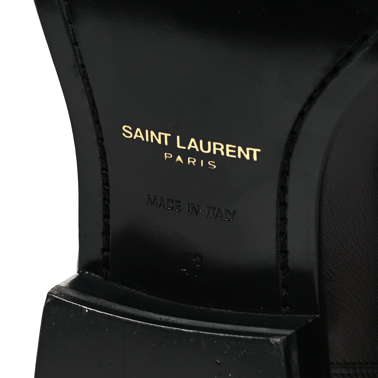 Saint Laurent Calfskin Mens Marrakesh Ankle Boots 43 Ebano 7 of 9