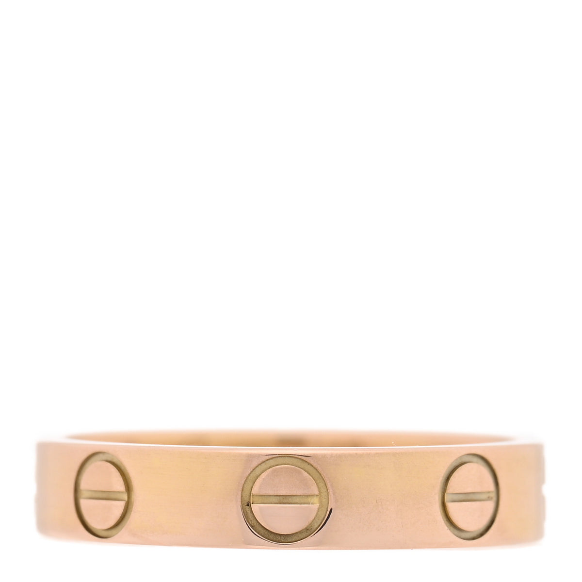 Cartier 18K Yellow Gold 3.5mm LOVE Wedding Band Ring 48 4.5 1 of 4