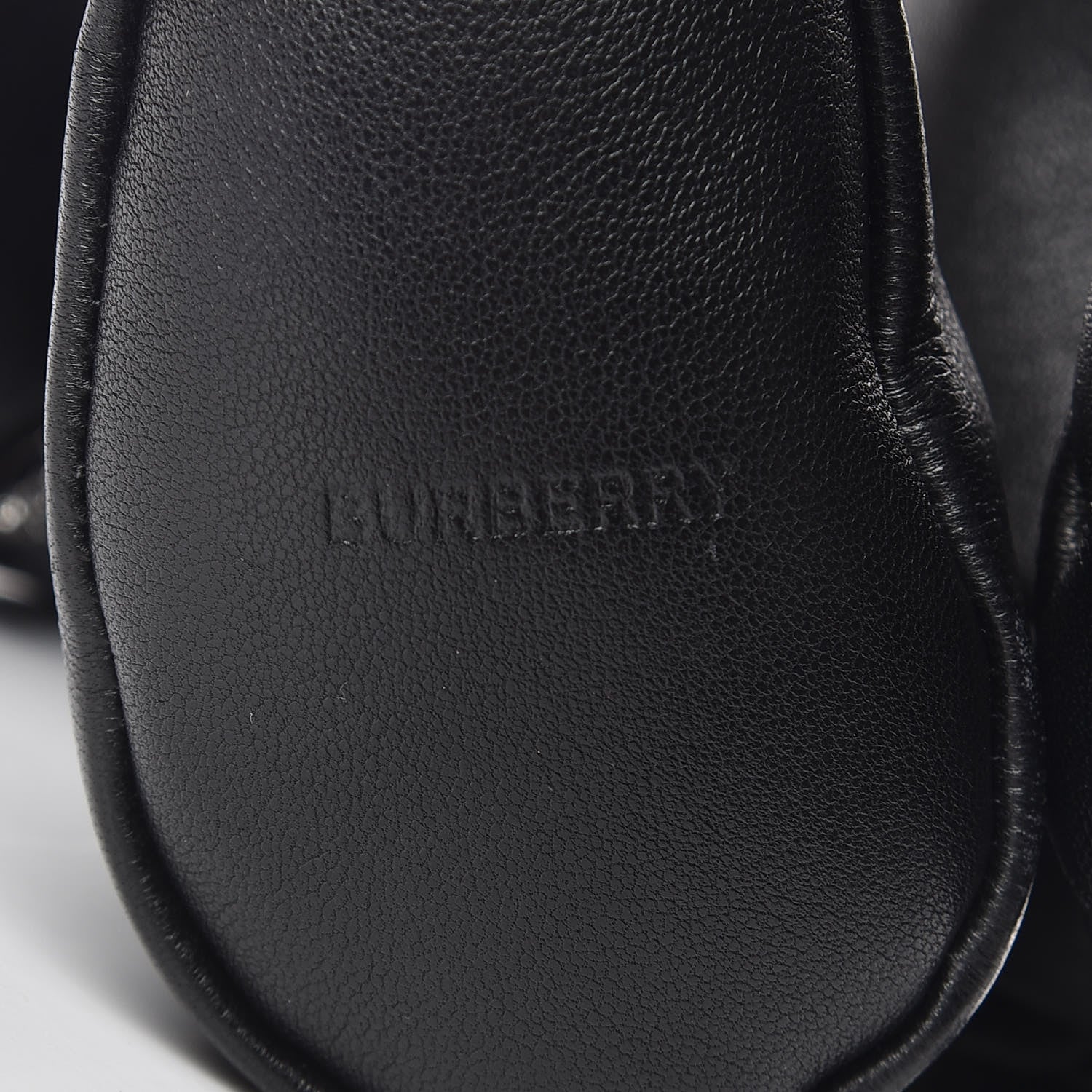 Burberry Lambskin Embellished Thomas Bear Shoulder Bag Black 7 of 7