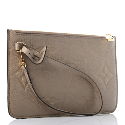 Louis Vuitton Empreinte Monogram Giant Neverfull MM Pochette Tourterelle 3 of 7