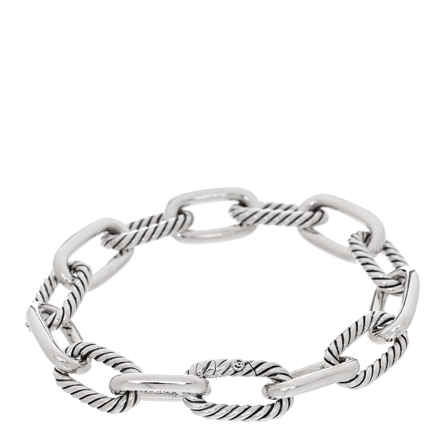 David Yurman Sterling Silver 11mm Madison Chain Bracelet 2 of 3
