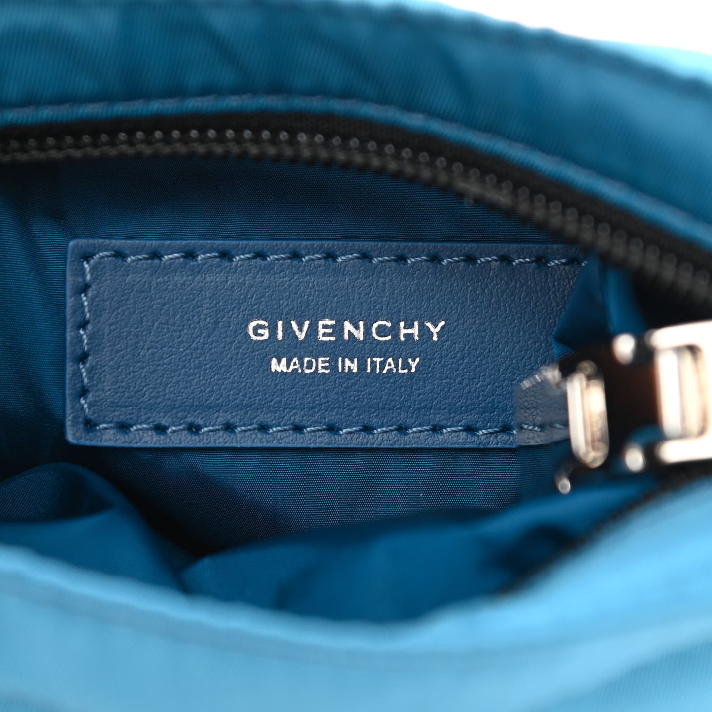 Nylon Crossbody Phone Pouch Dark Blue