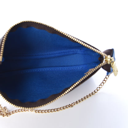 Louis Vuitton Monogram 2019 Christmas Animation Mini Venice Pochette Accessories Blue 5 of 8