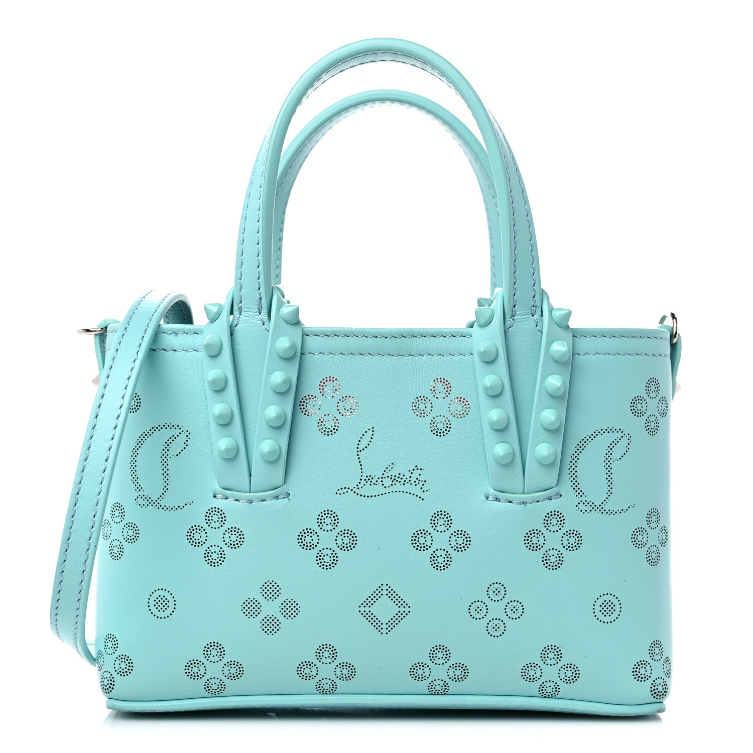 Christian Louboutin Calfskin Loubinthesky Nano Cabata Tote Bermuda 1 of 10