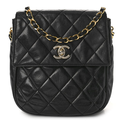 Chanel Lambskin Quilted Extra Mini Flap Black 1 of 10