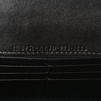 Fendi Nappa Matisse FF Embossed Continental Wallet Black 7 of 7