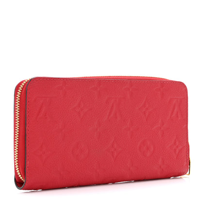 Louis Vuitton Empreinte Zippy Wallet Scarlet 3 of 9