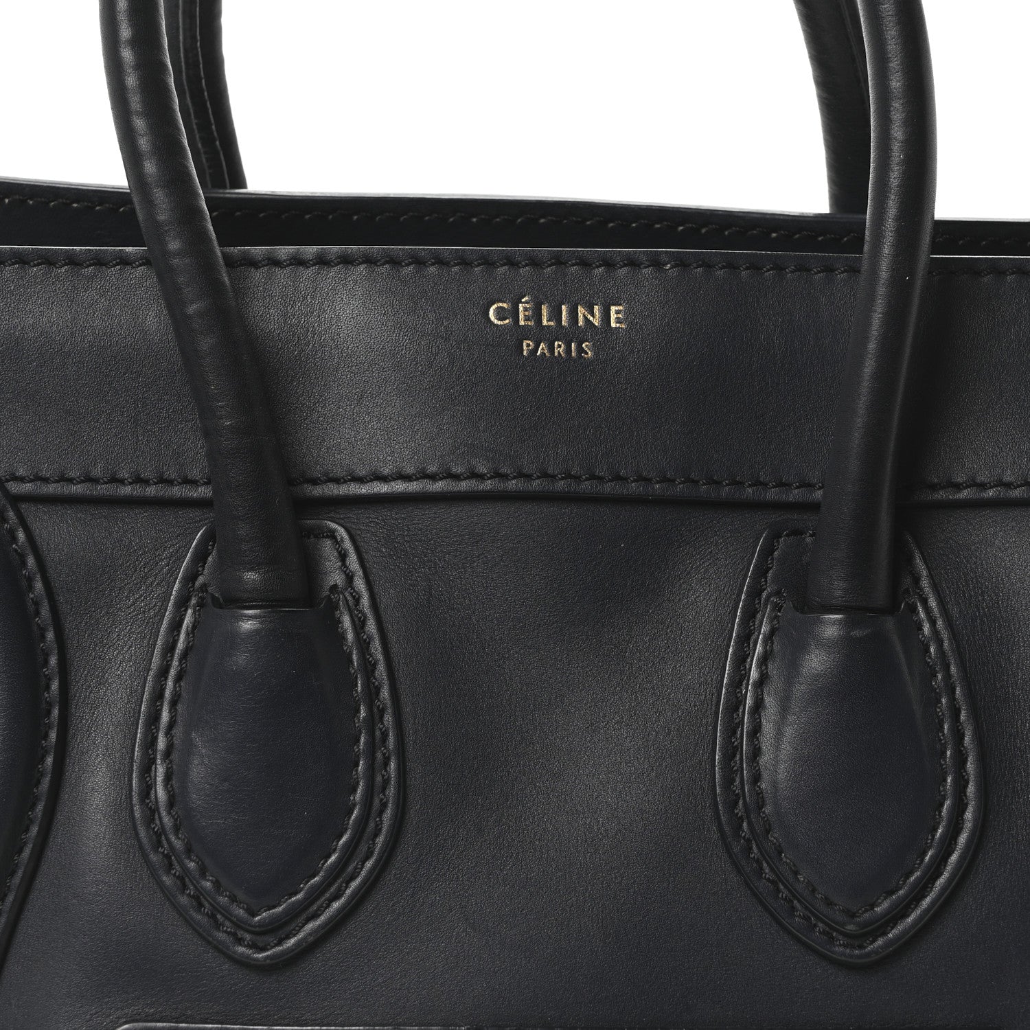 Celine Smooth Calfskin Micro Luggage Navy Blue 7 of 9
