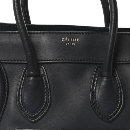 Celine Smooth Calfskin Micro Luggage Navy Blue 7 of 9
