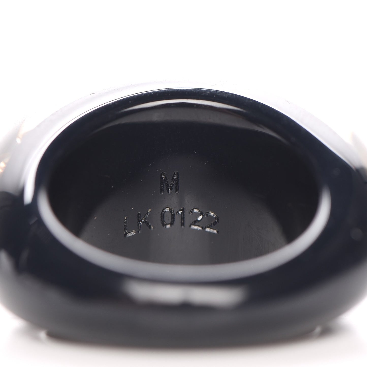 Resin Swarovski Crystal Inclusion Ring M Navy 6.5