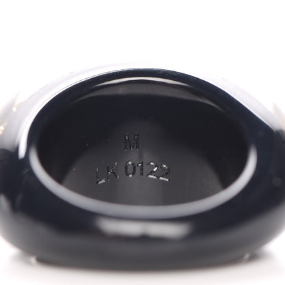 Louis Vuitton Resin Swarovski Crystal Inclusion Ring M Navy 6.5 4 of 4