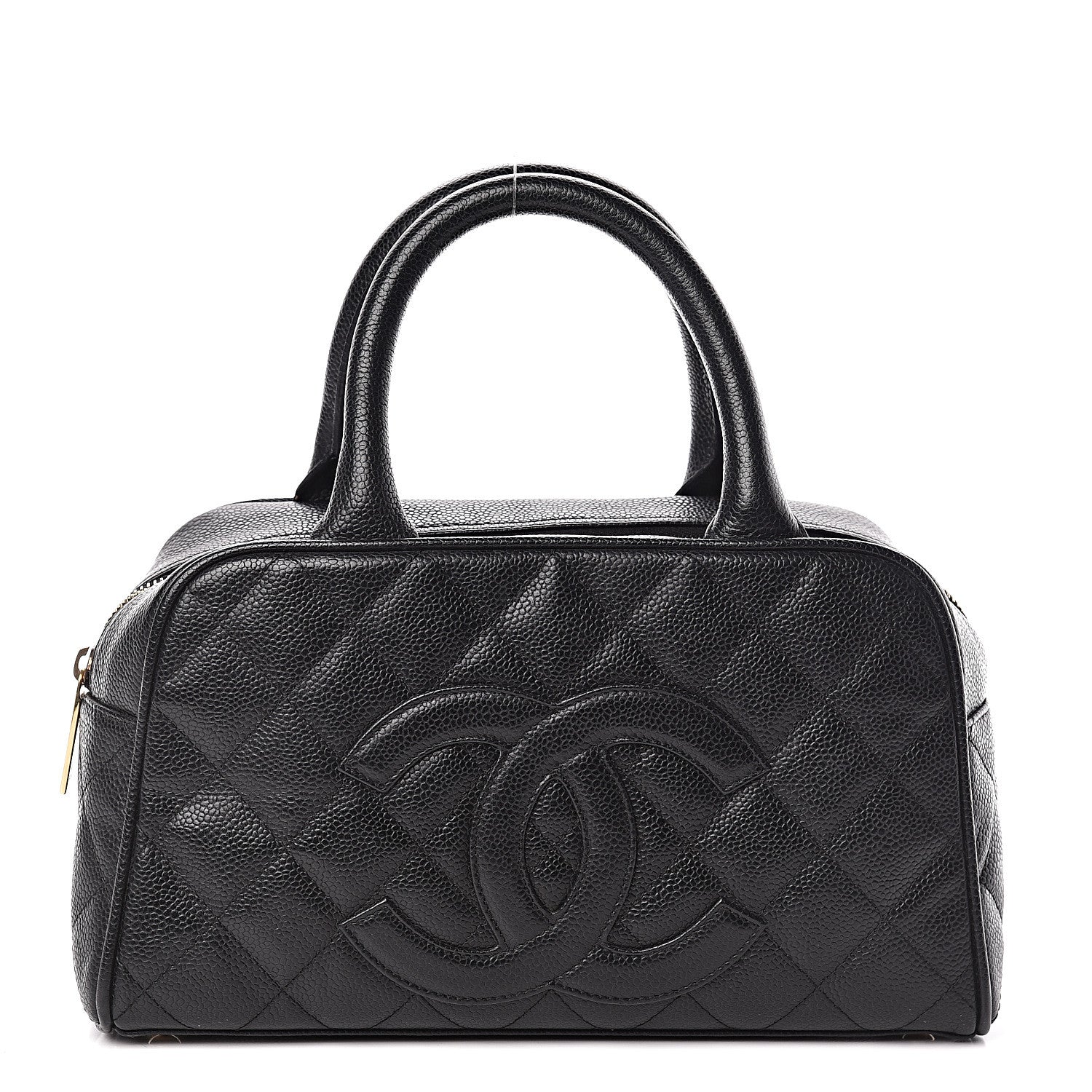 Chanel Caviar Quilted Small Bowler Black 1 of 16