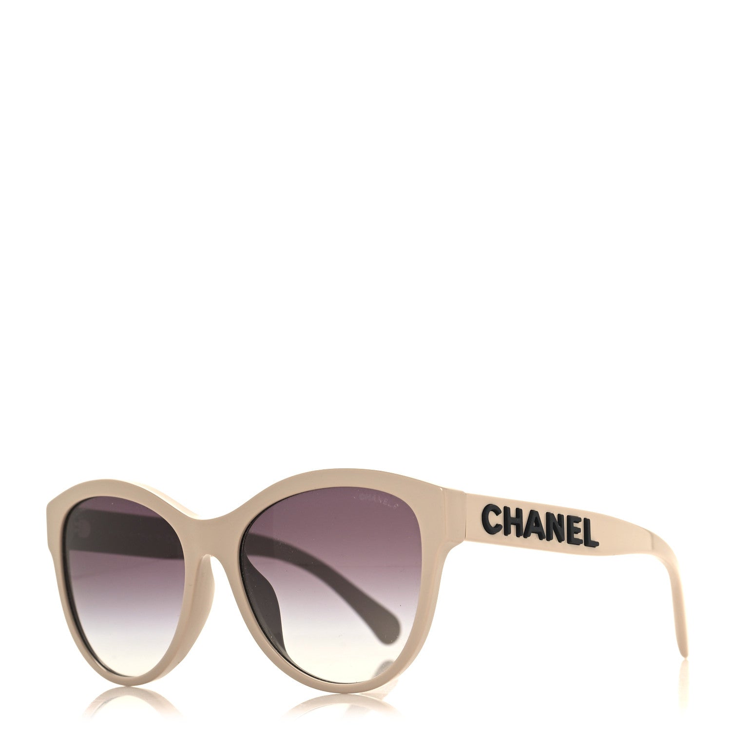 Chanel Acetate Pantos Logo Sunglasses 5458-A Beige 1 of 7