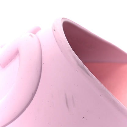 Gucci Soft Rubber Womens Interlocking G Platform 42mm Slide Sandals 39 Sugar Pink 10 of 11